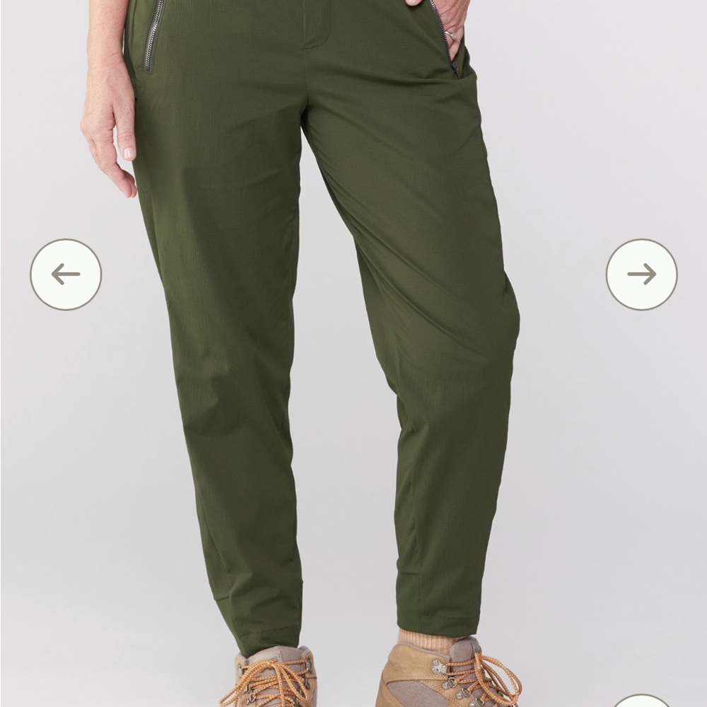Athleta Trekkie North Jogger Pants - Olive Green Size 12